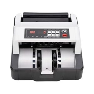 TVS ELECTRONICS CC-232 Classic Heavy-Duty Note Counter | Fully Automatic Money Counting Machine | 1200 Notes/Min Speed | Mg, UV & IR Fake Note Detector | Compatible with New & Old Currency Counter