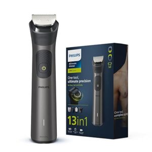 Philips India's No.1 Men's Trimmer | BeardSense Tech | Scans Beard 125x per sec | Patented TwinTrim Blades | 13-in-1 – Face, Body & Private Parts | Precision Trimming in One Pass | 3 Yr Warranty | 120 Min Runtime | 5 Min Quick Charge | MG7920/65