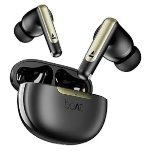 boAt Airdopes 141 Elite ANC (2025), ANC(~35dB), 4Mics ENx Tech, 42 Hrs Battery, Fast Charge, Low Latency, IPX5, Bluetooth Earbuds, TWS Ear Buds Wireless Earphones with mic(Black)
