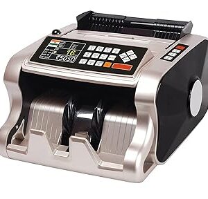 swaggers Loose Mix Note Value Counting Machine for Indian Currency(10,20,50,100,200,500,2000) with Fake Note Detector Heavy Duty Value Money Counting Machine 1 Year Warranty