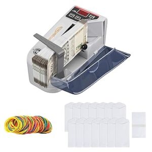 Basics Portable LED Display Mini Note Counting Machine for Home, Office, Business | Indian Currency/Cash Counting Machine | UV/WM Function |Auto-shutoff | White